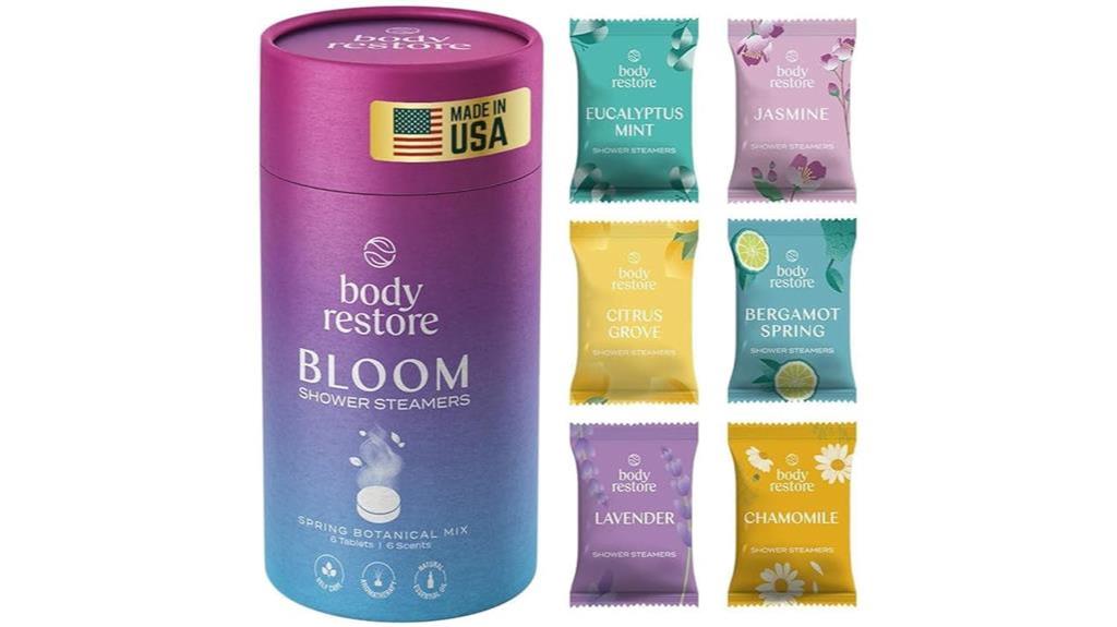 aromatherapy shower steamers pack