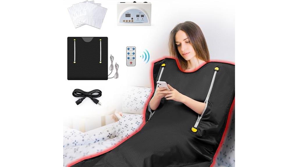 portable infrared sauna blanket