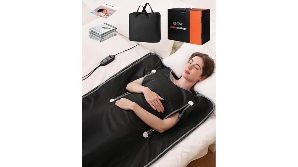 portable infrared sauna blanket