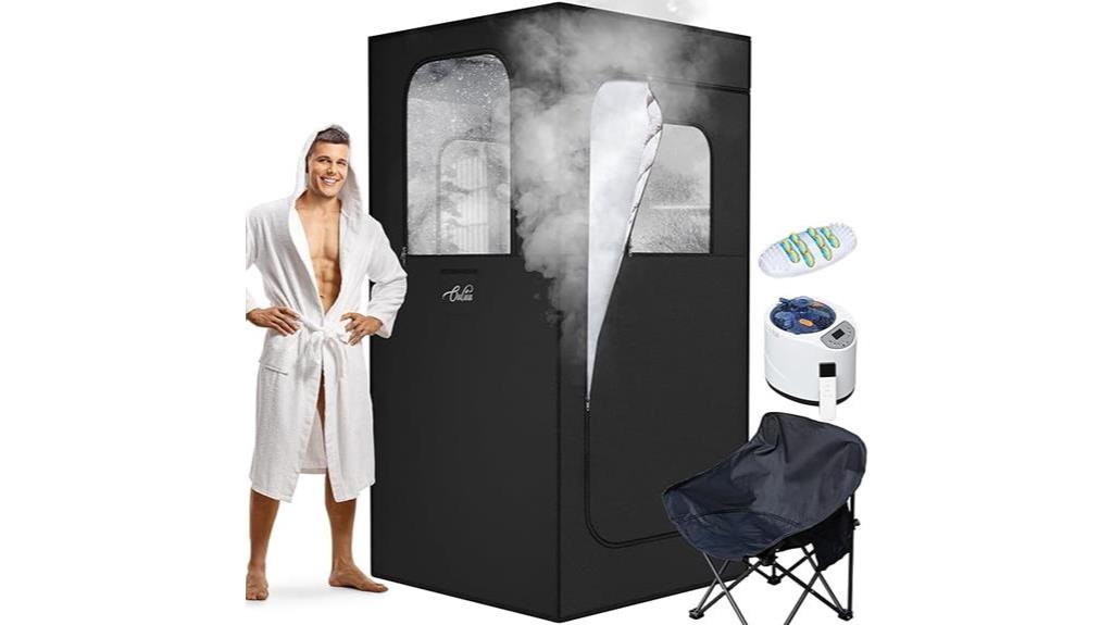 portable steam sauna accessories