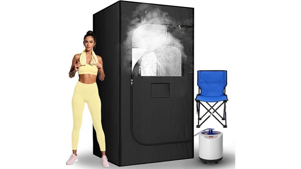 remote controlled portable steam sauna