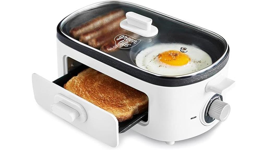 breakfast maker with versatility