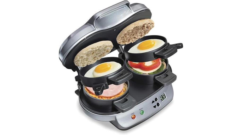 breakfast sandwich maker timer