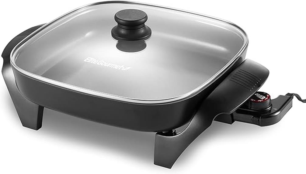 ceramic coated electric skillet