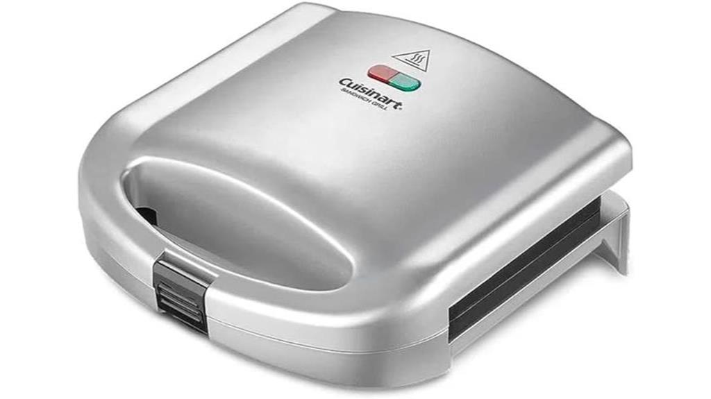 cuisinart sandwich grill silver