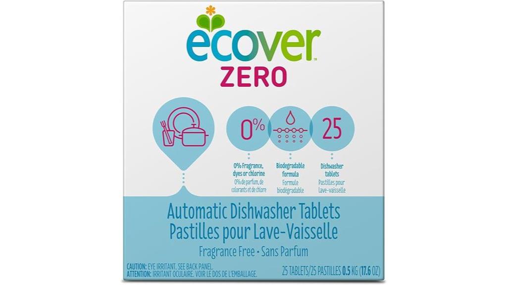 eco friendly automatic dishwashing tablets