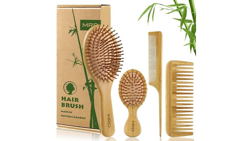 eco friendly bamboo hair tools