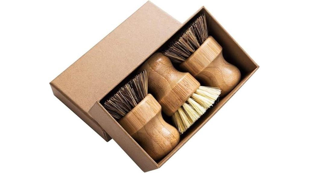 eco friendly bamboo palm brush