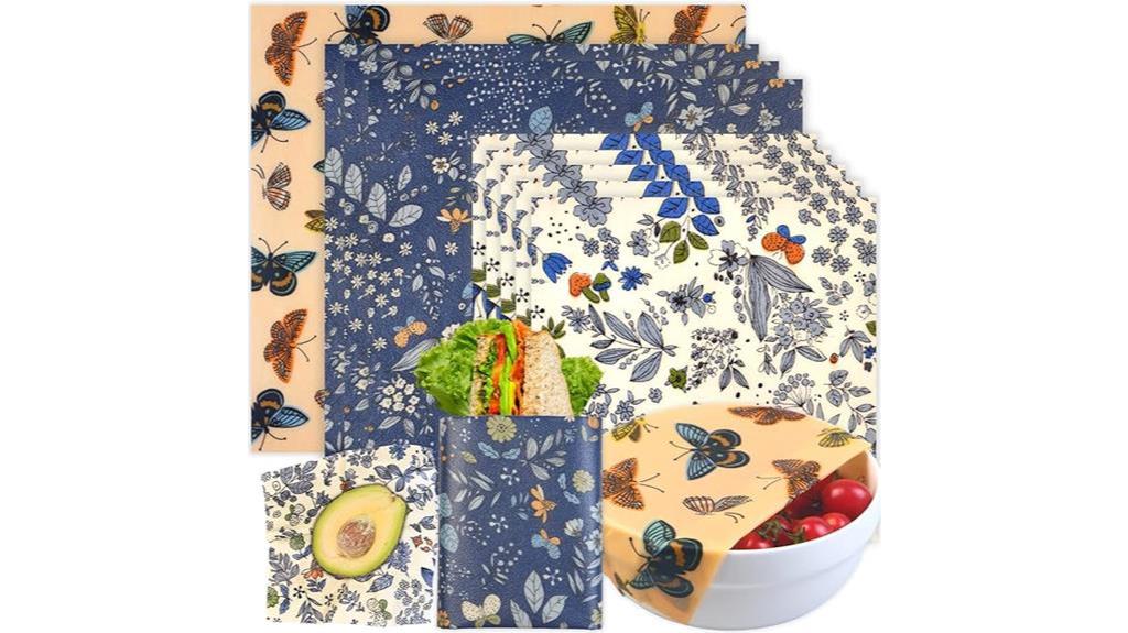 eco friendly beeswax food wraps