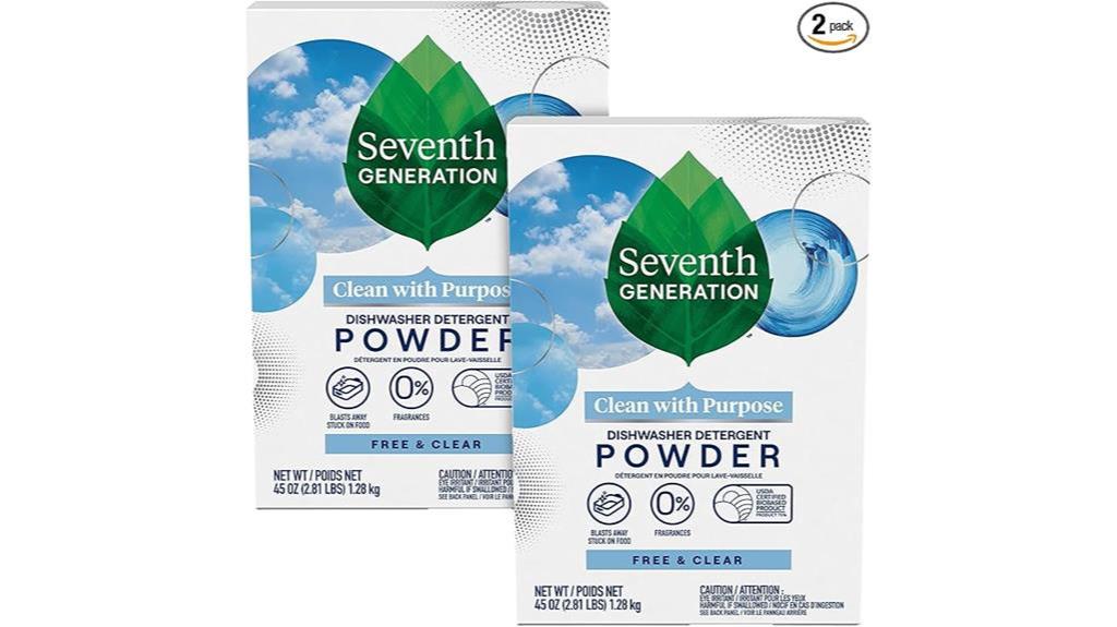 eco friendly dishwasher detergent powder