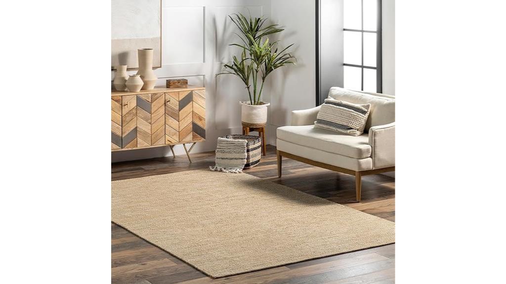 farmhouse cotton area rug