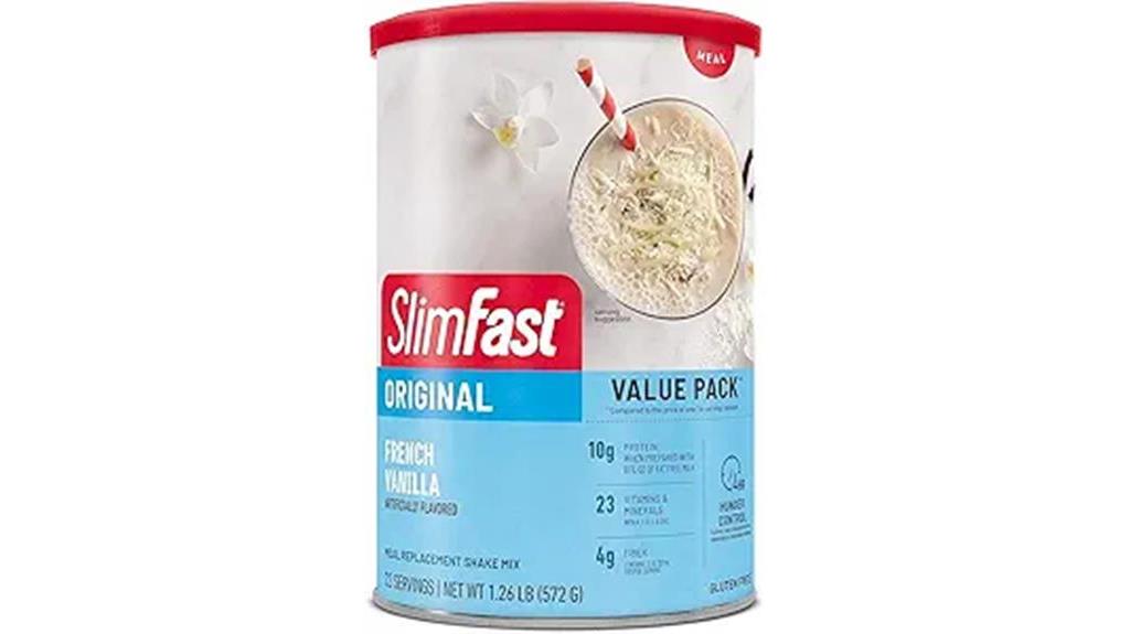 french vanilla slimfast powder