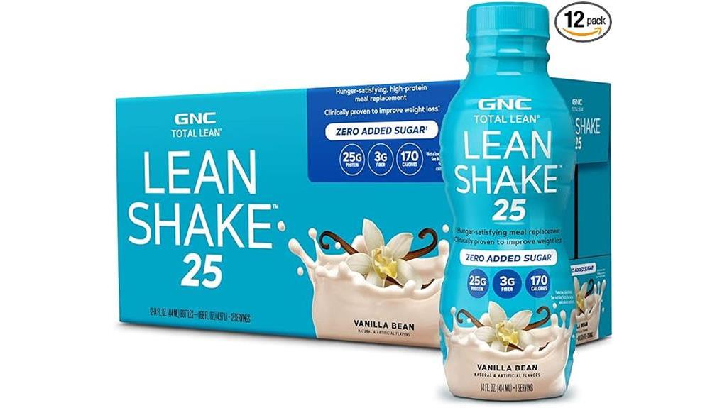 high protein vanilla bean shake