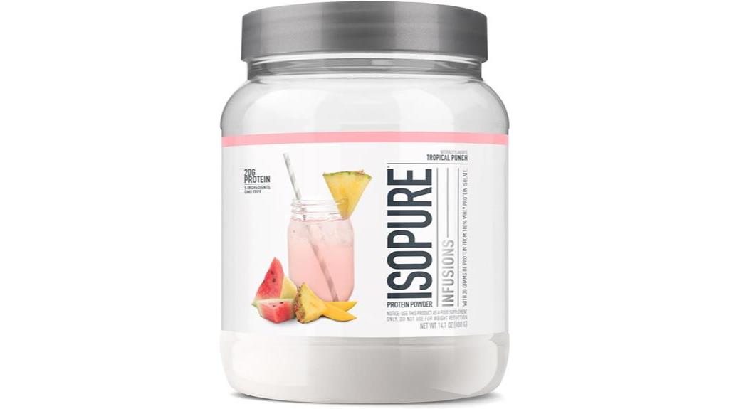 isopure tropical punch protein