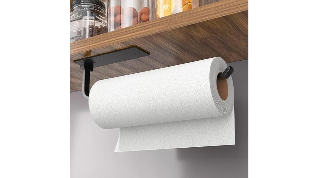 matte black towel holder