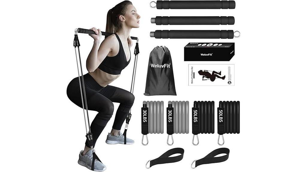 multifunctional pilates bar kit