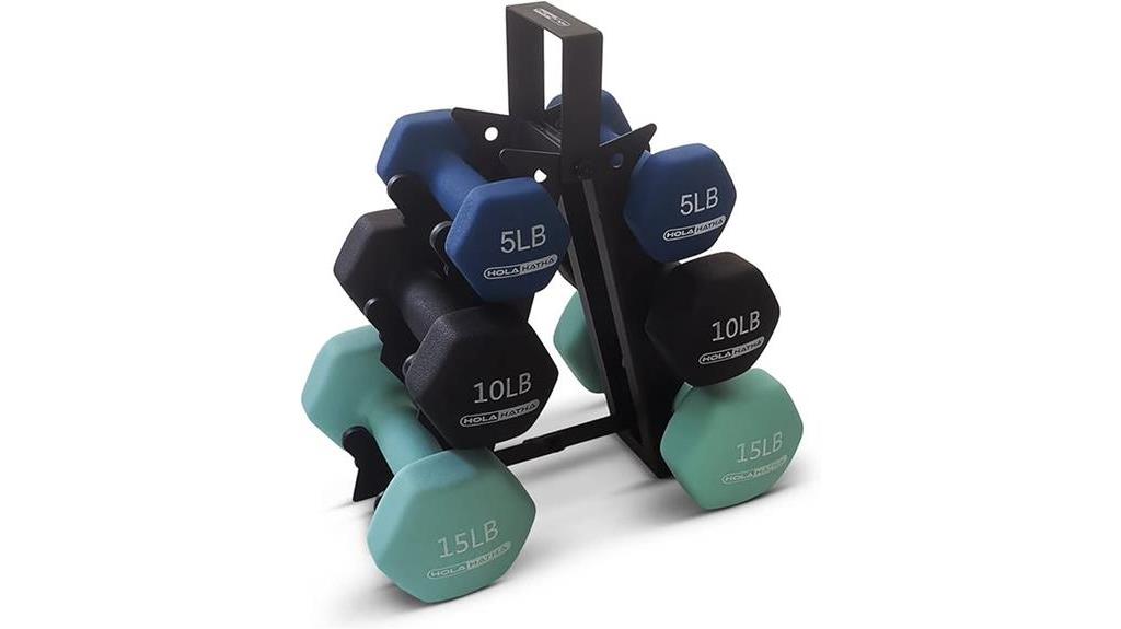 neoprene dumbbell weight set