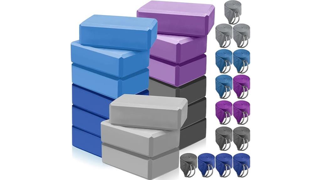 non slip yoga block set