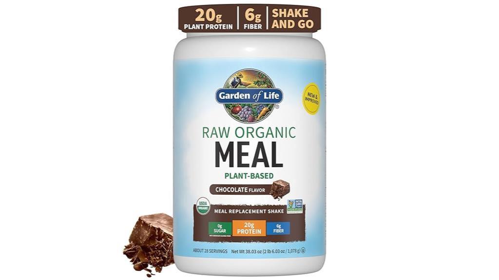 organic chocolate meal replacement