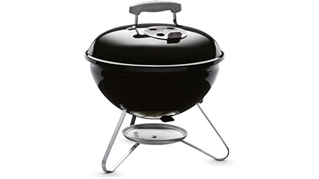 portable 14 inch black grill