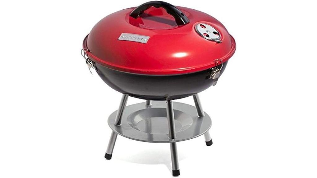 portable charcoal grill description