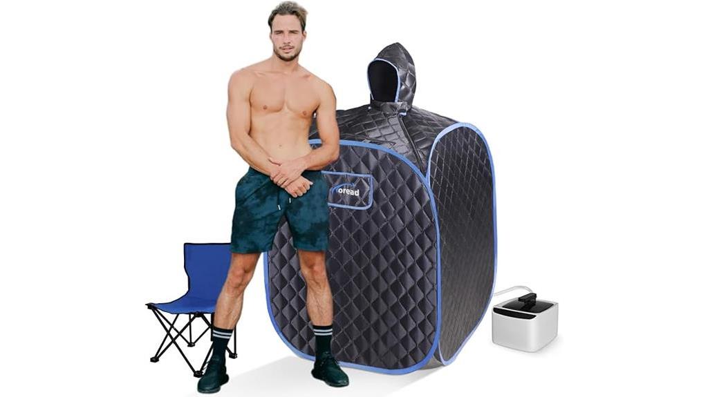 portable steam sauna convenience