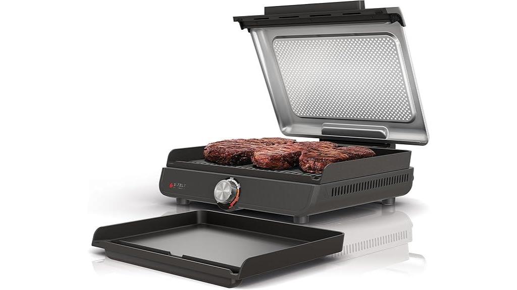 smokeless indoor grill option