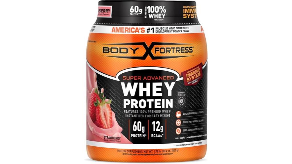 strawberry whey protein powder