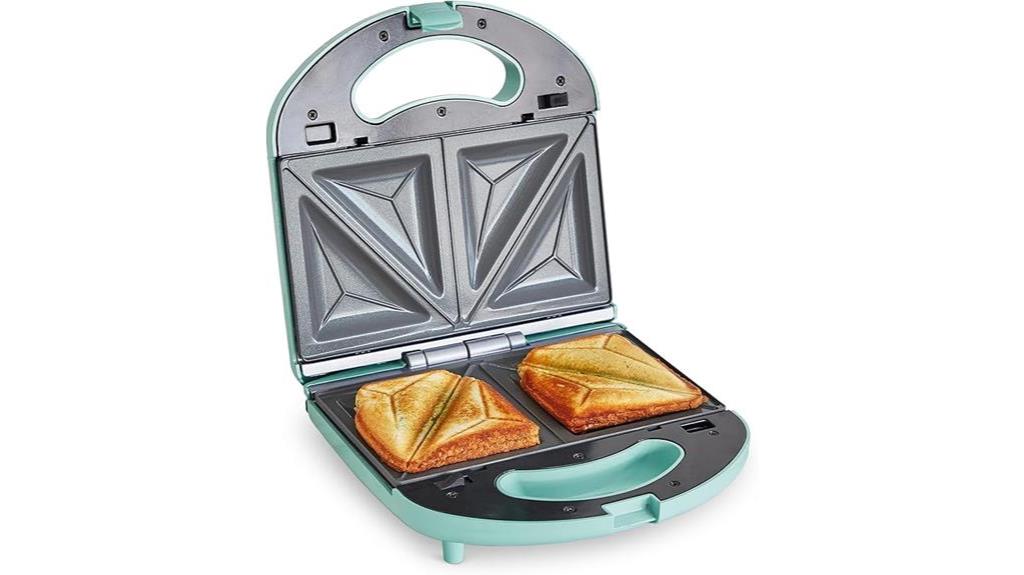 turquoise panini press grill