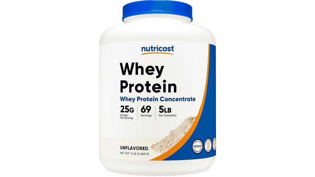 unflavored whey protein powder