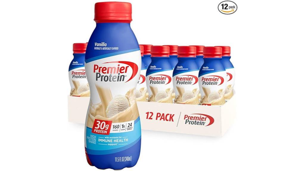 vanilla protein shake pack