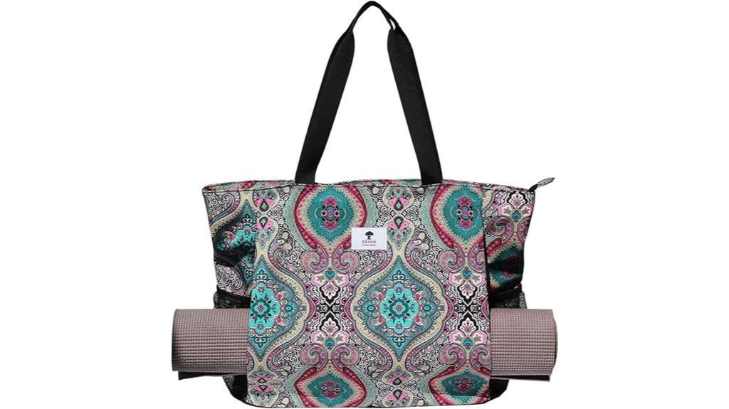 yoga mat tote bag