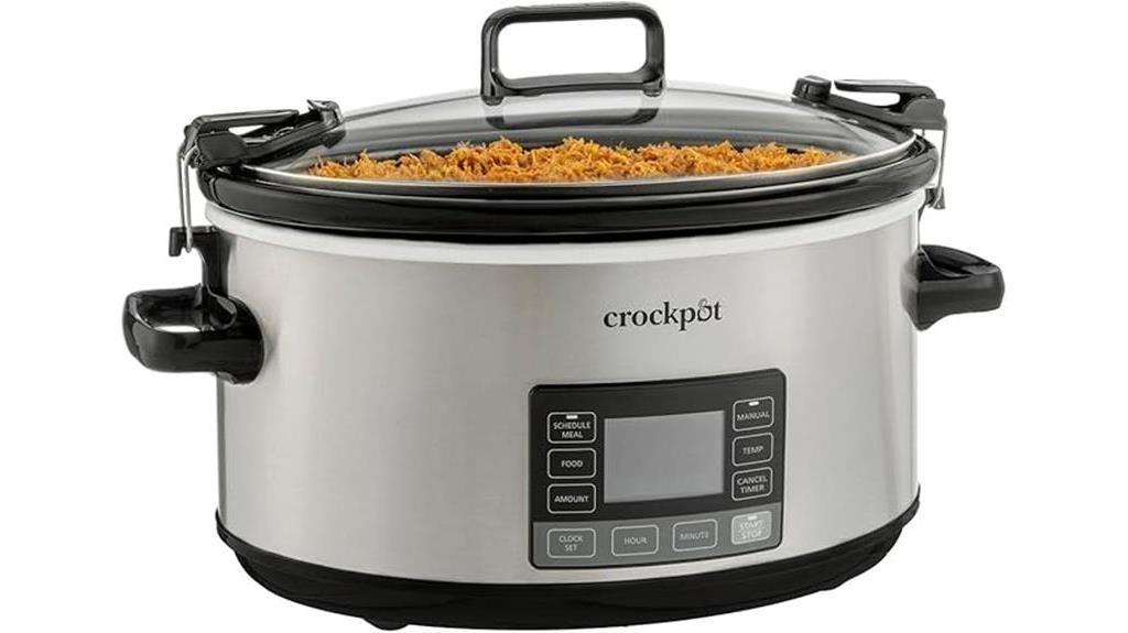 7 quart crock pot with timer