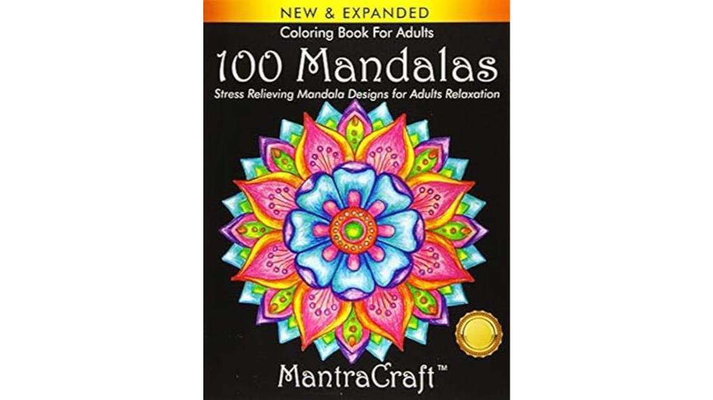 adult coloring book mandalas