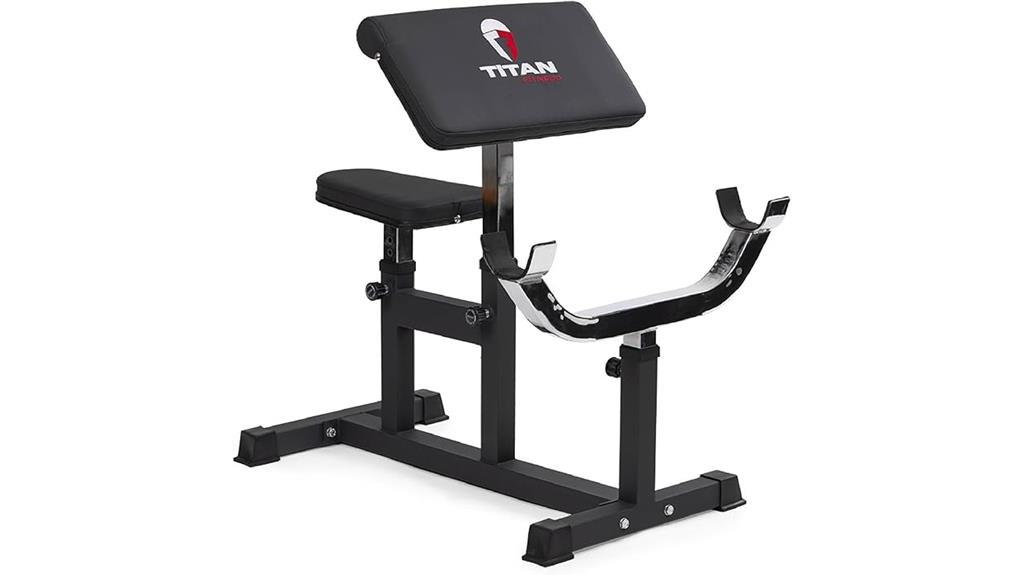 arm preacher curl station