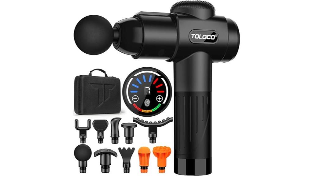 athlete s black toloco massager