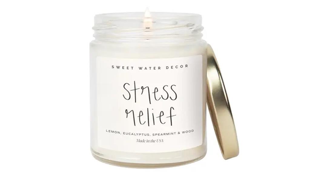 calm and fresh candle