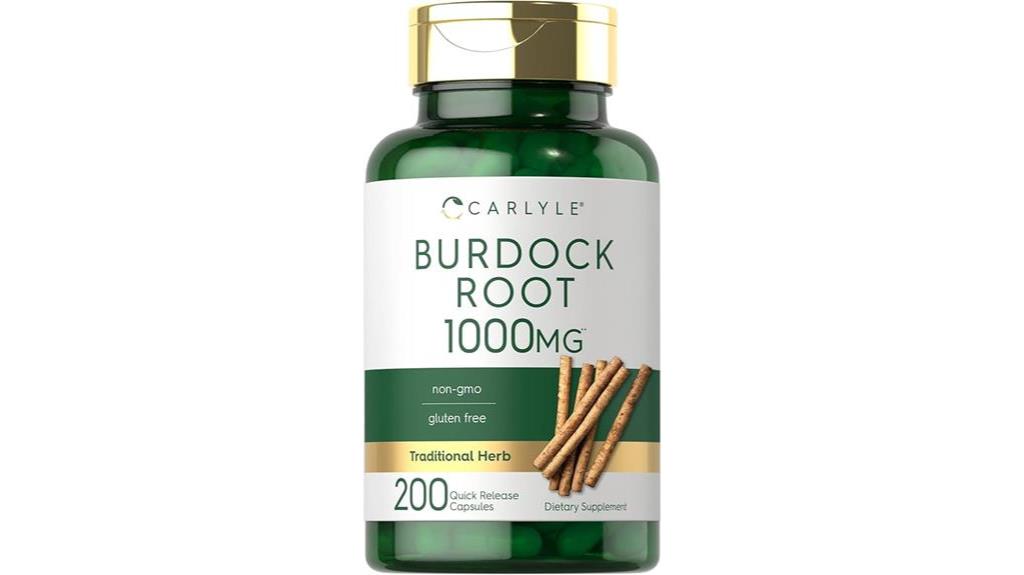 carlyle burdock root capsules