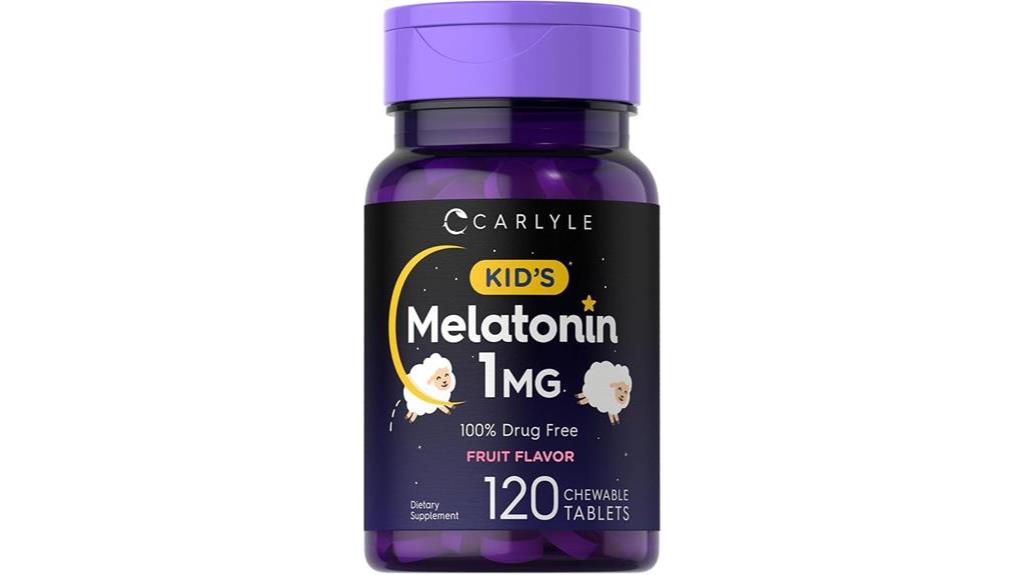 carlyle kids melatonin tablets