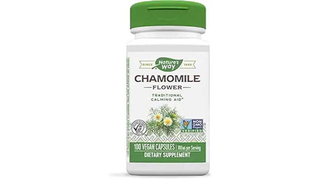 chamomile supplement in capsules