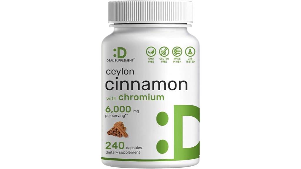 cinnamon supplement with chromium