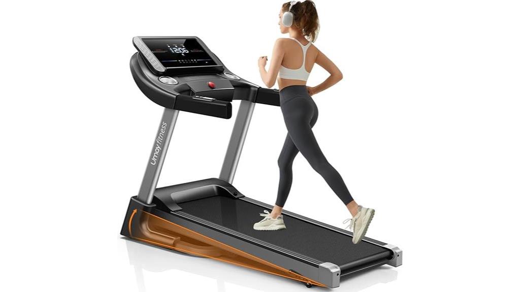 compact folding treadmill design