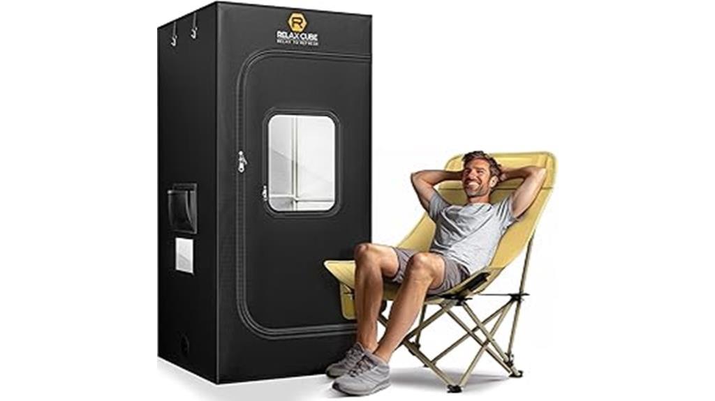 compact steam sauna setup