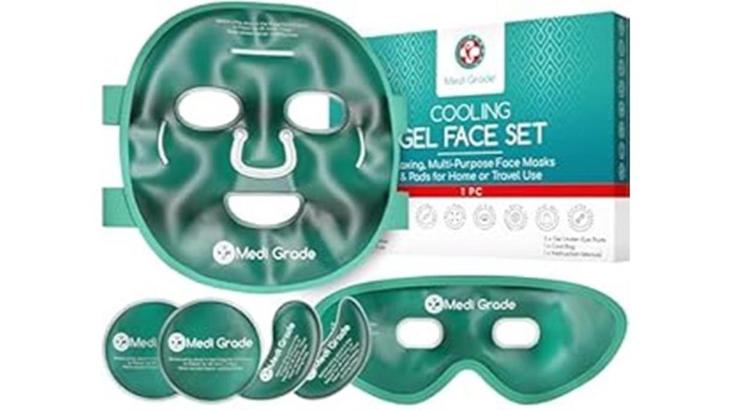 cooling face and eye masks