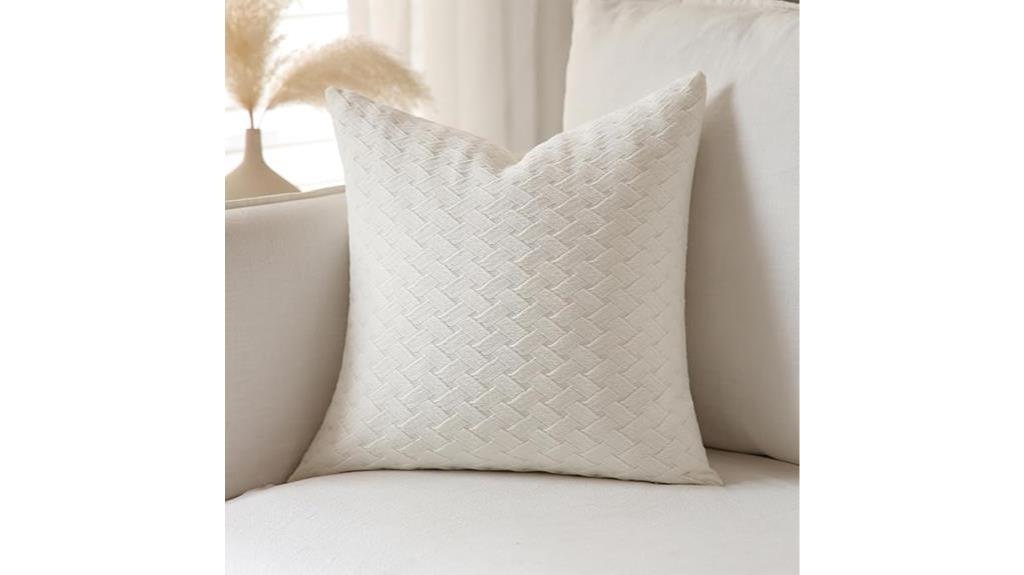 cotton white pillow covers