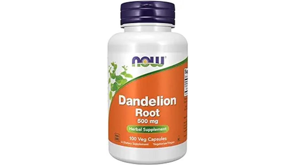 dandelion root veg capsules