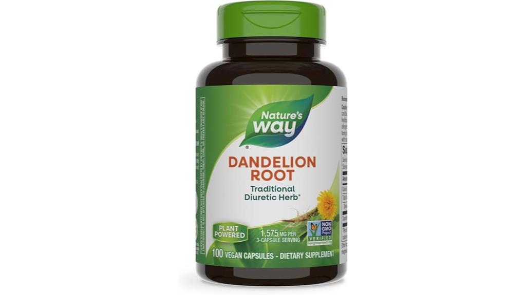 dandelion root vegan capsules