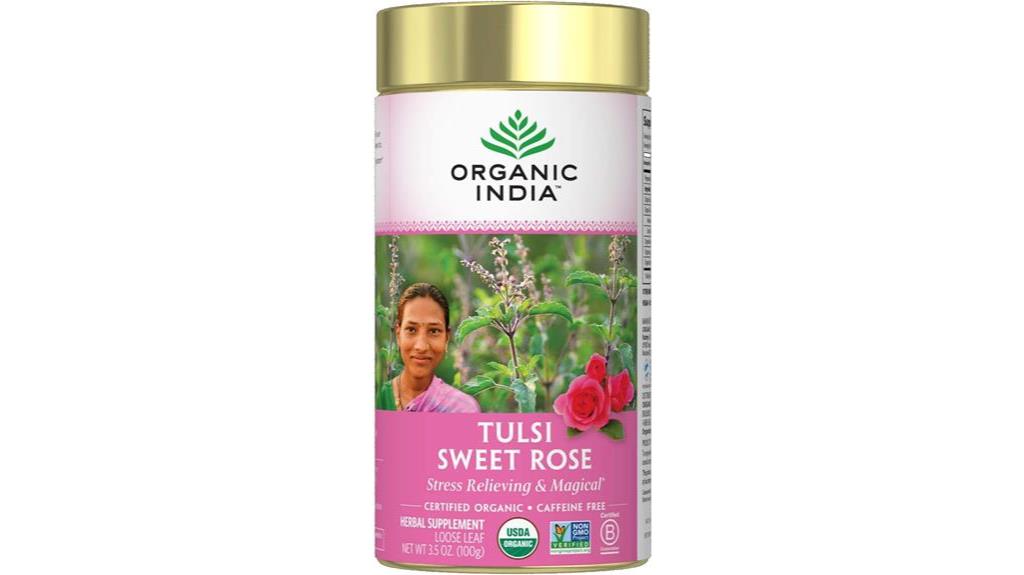 delicious organic rose tea