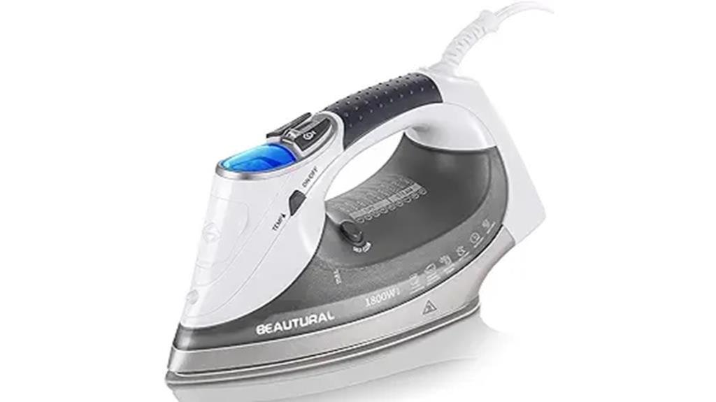 digital lcd steam iron