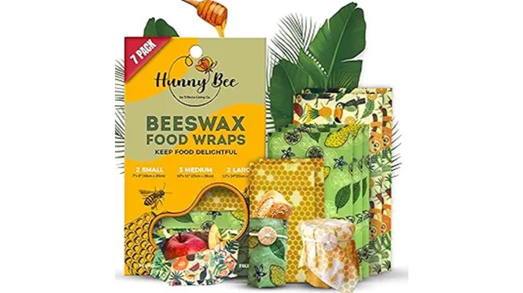 eco friendly beeswax wrap set